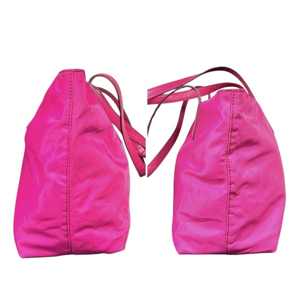 Marc Jacobs Signature Tote, Hot Pink Nylon - Picture 7 of 11